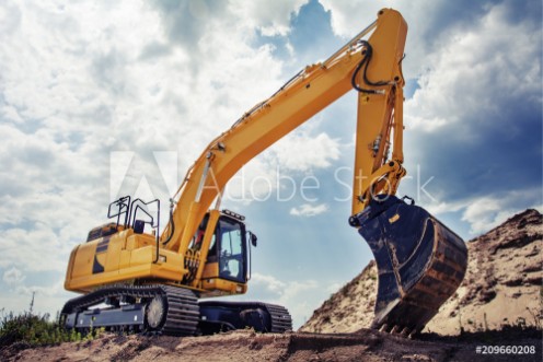 Picture of Koparka na placu budowy